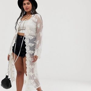 Maxi Lace Kimono